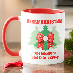 Moderne Weihnachtsfeiertage Tasse