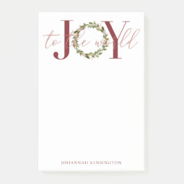 Moderne Weihnachtsfreuden für den Weltkrieg Post-it Klebezettel