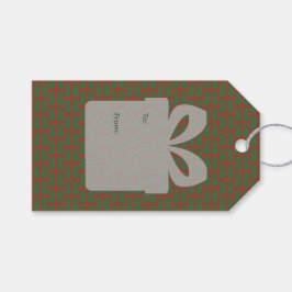 Moderne Weihnachtsgeschenke Design Urlaub Geschenkanhänger