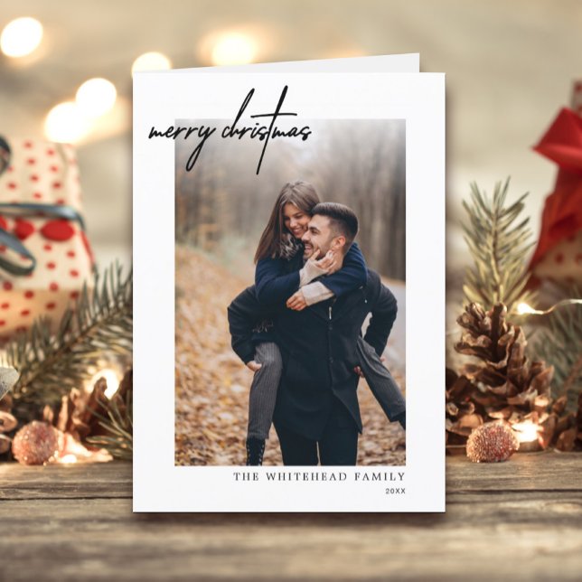 Moderne Weihnachtskarte Feiertagskarte (Von Creator hochgeladen)