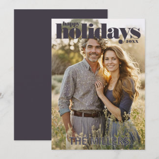 Moderne Weihnachtskarte für das Foto Einladung