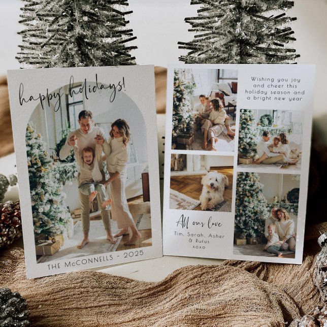 Moderne Weihnachtskarte mit Foto Einladung (Von Creator hochgeladen)