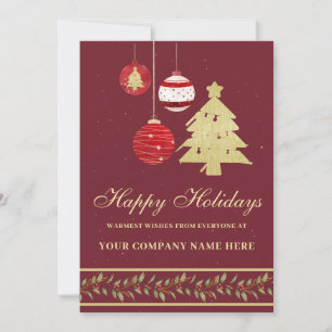 Moderne Weihnachtskarten-Weihnachtskarte Feiertagskarte