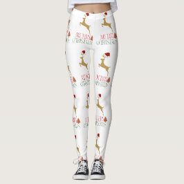 Moderne Weihnachtsleggings Leggings