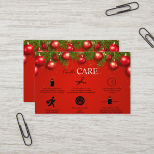Moderne Weihnachtssaison in Unternehmen Visitenkarte