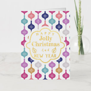 Moderne Weihnachtsschmuck