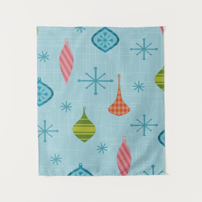 Moderne Weihnachtsschmuck aus dem Mittelalter Wandteppich (Vorderseite)