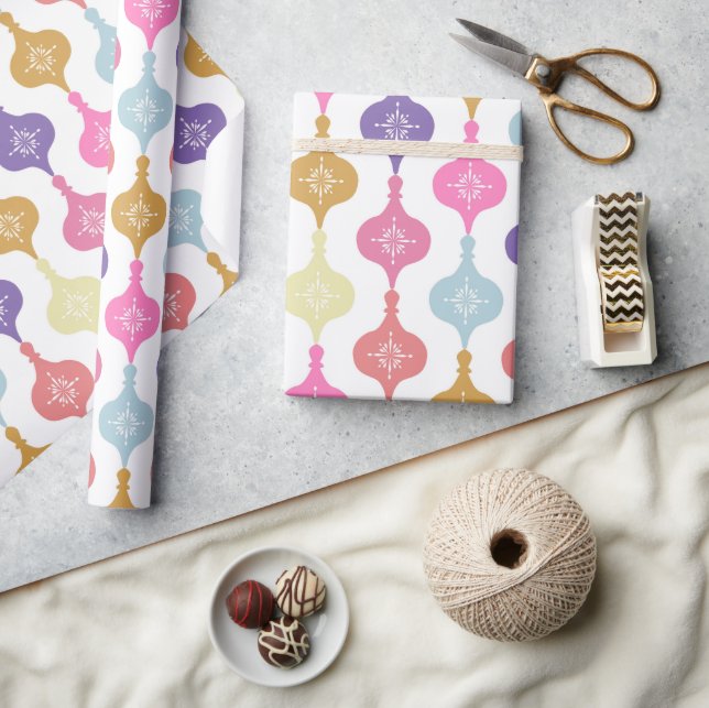 Moderne Weihnachtsschmuck Geschenkpapier (Kunsthandwerk)