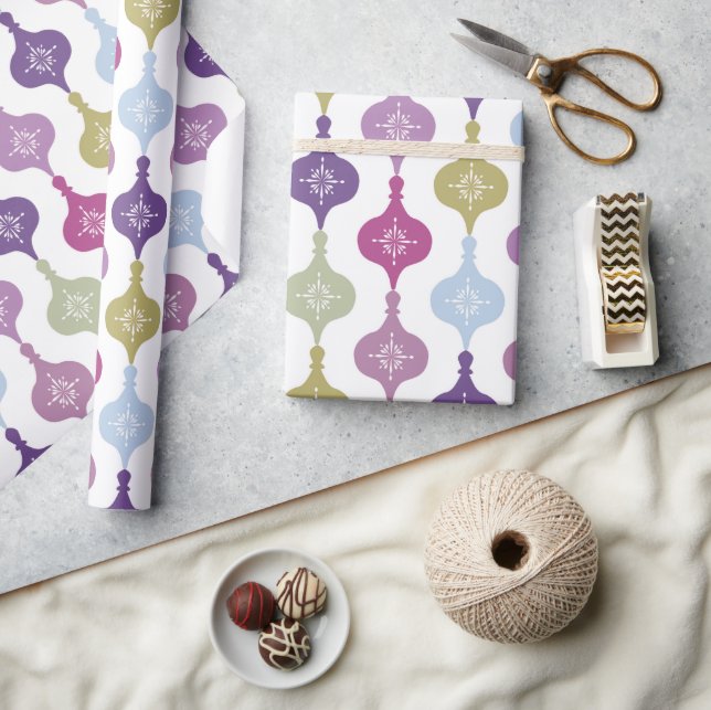 Moderne Weihnachtsschmuck Geschenkpapier (Kunsthandwerk)