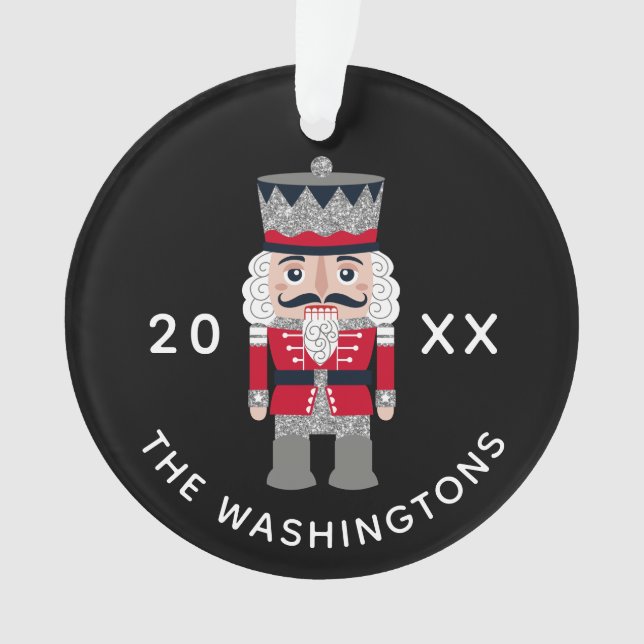 Moderne Weihnachtsschmuck-Keramik Ornament (Vorderseite)