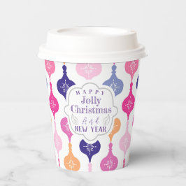 Moderne Weihnachtsschmuck Pappbecher
