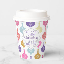 Moderne Weihnachtsschmuck Pappbecher