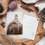 Moderne Weihnachtsschrift | Gerahmtes Foto Gold Folien Feiertagspostkarte<br><div class="desc">Diese moderne, fröhliche Weihnachtsschrift | gerahmtes Foto Goldfolie Urlaub Postkarte ist perfekt für Ihr minimalistisches Shabby Chic boho weißen und goldenen Urlaub Gruß. Die minimale whimsical handgeschriebene Kalligraphie ist delikat und rustikal, bleibe elegant und elegant. Das Design spiegelt einen ganz weißen Wintertag wider und erinnert an Erinnerungen eines vereinfachenden Lebens....</div>