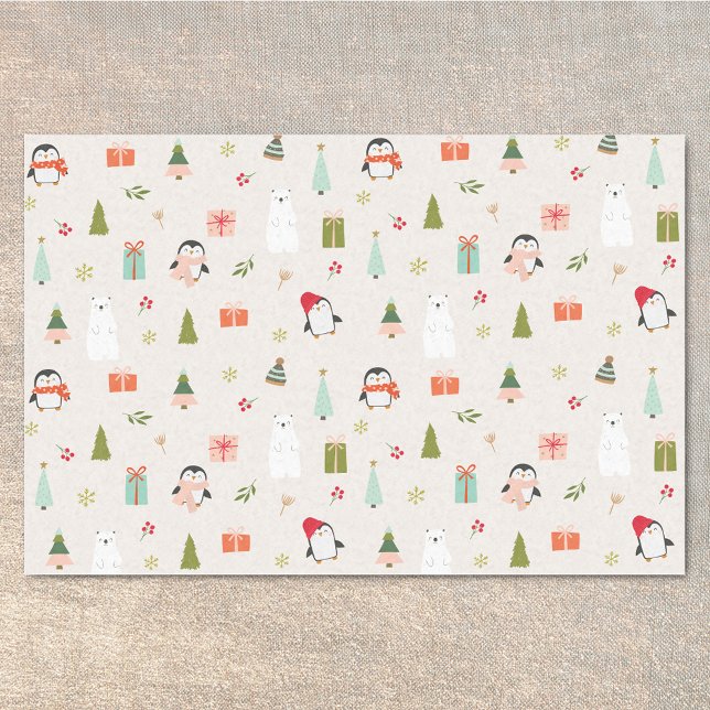 Moderne Weihnachtssymbole Seidenpapier (Von Creator hochgeladen)