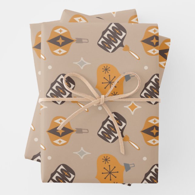 Moderne Weihnachtswrapping Paper Sheets aus dem Mi Geschenkpapier Set (Beispiel)
