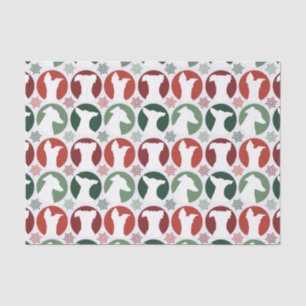 Moderne Weihnachtszeit Italienischer Grauhound Igg Seidenpapier