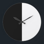 Moderne Weiß und Schwarz Große Wanduhr<br><div class="desc">Unser Design ist die beste Wahl für Sie</div>