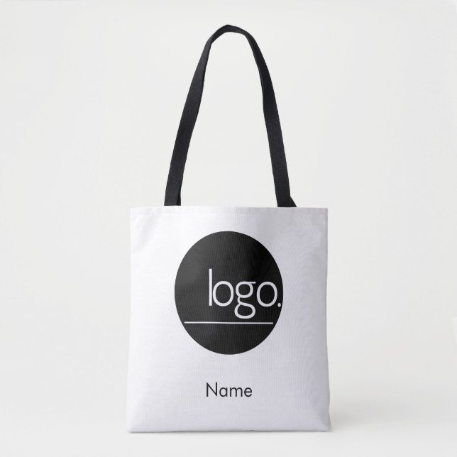 MODERNE, WEISSE, EIGENE LOGO-MARKENBEZEICHNUNG TASCHE (Vorderseite)