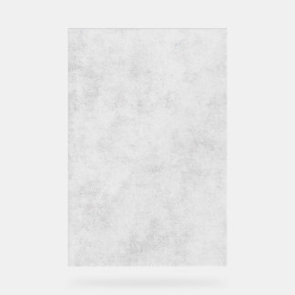 Moderne weiße Marmor Acrylschild