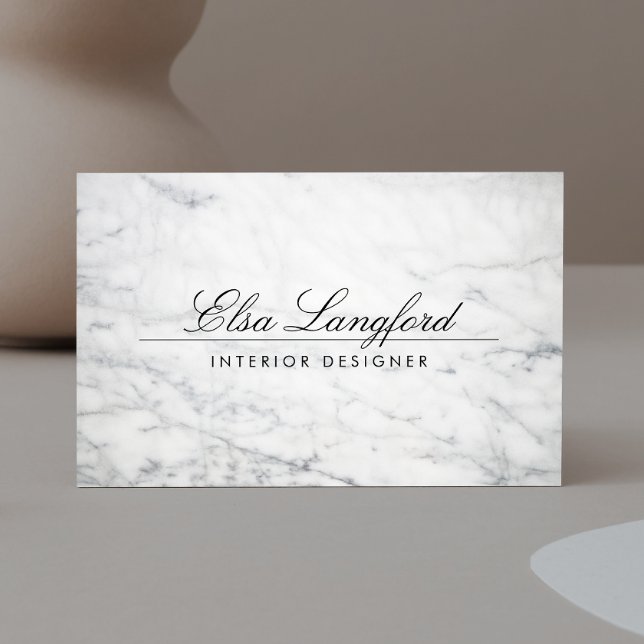 Moderne weiße Marmorkarte Luxus Designer Business  Visitenkarte (Von Creator hochgeladen)