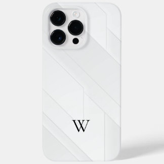 Moderne weiße Muster Case-Mate iPhone 14 Pro Max Hülle