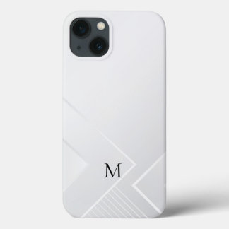Moderne weiße Muster Case-Mate iPhone Hülle