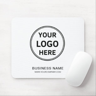 Moderne weiße personalisierte Unternehmenslogo Cor Mousepad