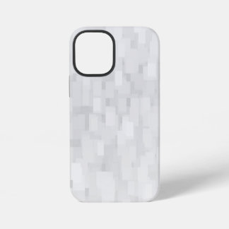 Moderne weiße quadratische Muster iPhone 12 Mini Hülle