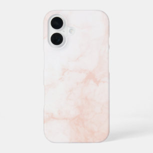 Moderne weiße und goldene Marmor iPhone 16 Hülle