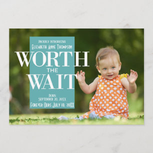 Moderne Welt warten - Ankündigung der Adoption