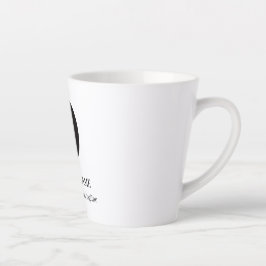 Moderne Werbe-Lattetasse mit individuellem Firmenl Milchtasse