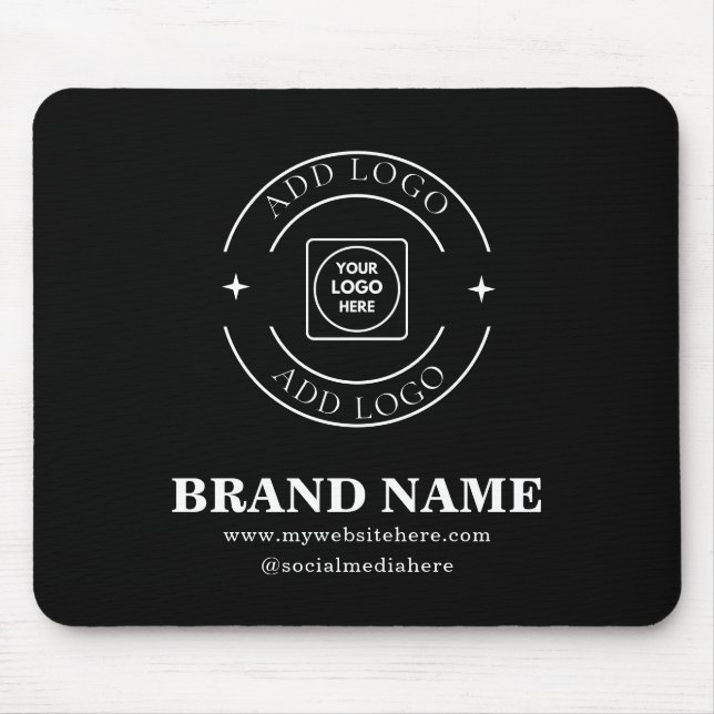 Moderne Werbe-Mauspad mit individuellem Firmenlogo Mousepad (Vorne)