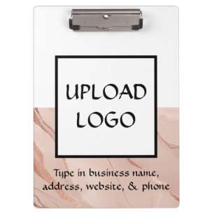 Moderne Werbung für Minimalistische Logos Klemmbrett
