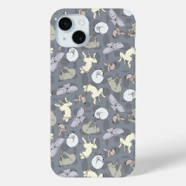 Moderne Whimsical Sleeping Hunde Vanilla Club Case-Mate iPhone Hülle