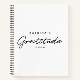 Moderne White Black Simple Brautparty Gift List Notizbuch