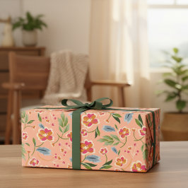 Moderne Wiederbelebung des Blooms Geschenkpapier Set