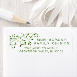 Moderne Wiedersehen-Grüne Bäume