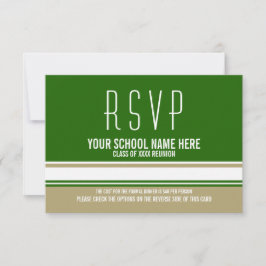 Moderne Wiedersehen RSVP-Karten Einladung