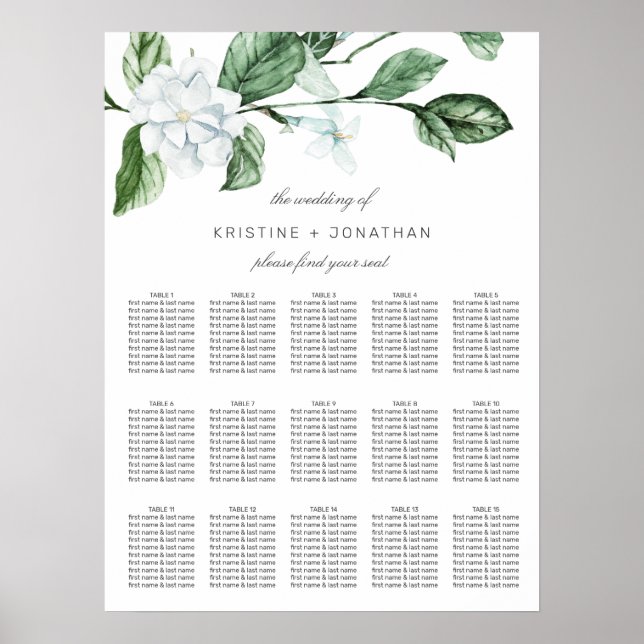 Moderne Wiesen Kraut Blumensitze Poster (Vorne)