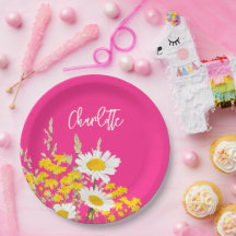 Moderne Wildblumen für Monogramm