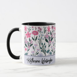 Moderne Wildblumen Tasse