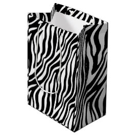 Moderne Wildtier-Safari-Textur-Party Mittlere Geschenktüte