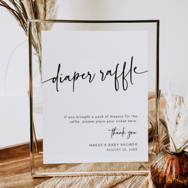 Moderne Windelrumpe signieren neutrale Minimal ein Poster (Von Creator hochgeladen)