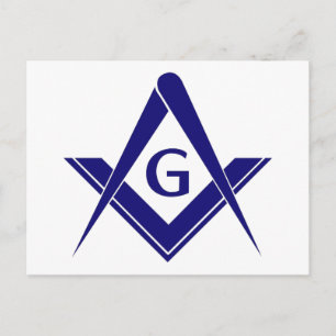 Moderne Winkel und Zirkel Postkarte