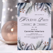 Moderne Winter Botanicals Corporate Holiday Party