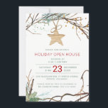 Moderne Winterholzzweige Feiertag Einladung<br><div class="desc">Elegante winterliche,  naturgetrocknete Äste und Kiefernwälder mit einem Holzstern in Farn grün,  braun und weiß Weihnachtsweihnachtsfeiern,  offene Hauseinladung Vorlage.              Bitte beachten Sie,  dass die Hintergrundfarbe editierbar ist. Sie können es ändern,  nachdem Sie die Option CUSTOMIZE ausgewählt haben.                   Die Einladung eignet sich für winterlich elegante,  rustikale Landwald inspiriert Urlaubspartys.</div>