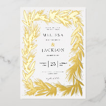 Moderne Winterkränzkleider-Hochzeit