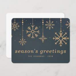 Moderne Winterschneeflocken Weihnachten