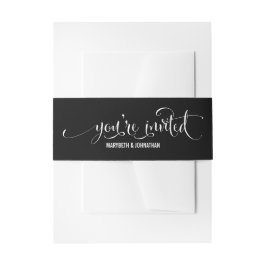 Moderne wir machen Script Wedding Bly Band