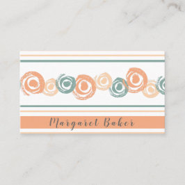 Moderne Wirbel II Visitenkarte